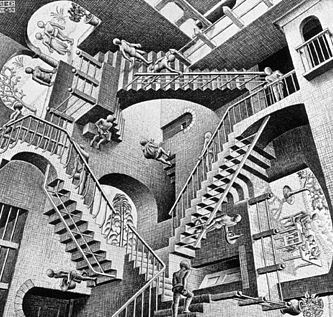 Escher's 'Relativity'